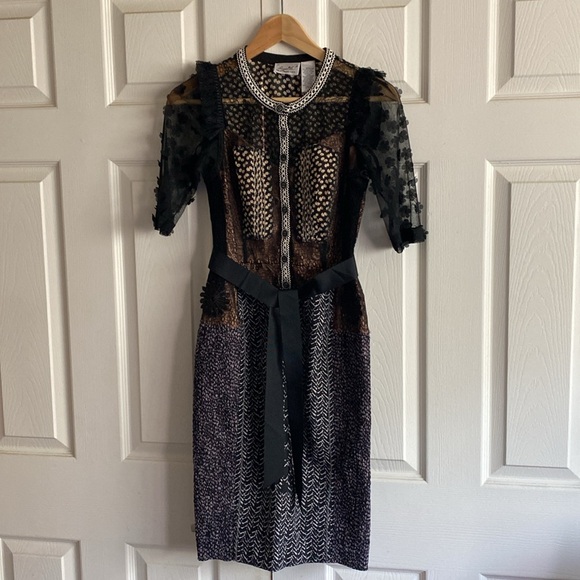 Beguile by Byron Lars Anthropologie Floral Dress - Picture 2 of 13